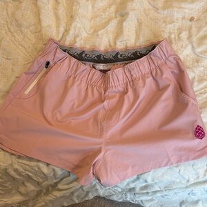 Women's Pink Stio Athletic Shorts
